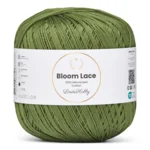 LindeHobby Bloom Lace Mercerized Cotton 20 Olijfgroen