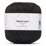 LindeHobby Bloom Lace Mercerized Cotton 01 Zwart