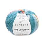 Katia Concept Merino Baby Granny 503 Pastelgroen-pastelblauw-pastelgeel