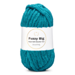 LindeHobby Fuzzy Chenille BIG 18 Petrol groen / donker turkoois