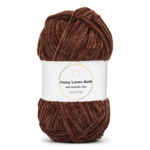 LindeHobby Fuzzy Chenille Gold Lurex 20 Bittere koffie