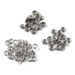 LindeHobby Drukknopen, 20 stuks, 9.5 mm Roestvrij staal