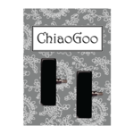 ChiaoGoo Kabelstoppers, 2 Stuks Large Zwart