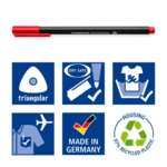 STAEDTLER Tripus Fineliner 334, 40 stuks