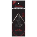 ChiaoGoo Rondbreinaalden Knit Red Roestvrij Staal (23-100 cm) 30 cm