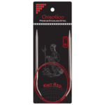 ChiaoGoo Rondbreinaalden Knit Red Roestvrij Staal (23-100 cm) 80 cm