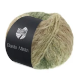 Lana Grossa Basta Mista 120 Jadegroen/grijsgroen/resedagroen/camel/taupe