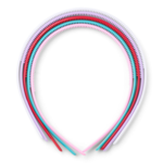 LindeHobby Haarbanden, Assortiete kleuren, 8 mm, 5 st