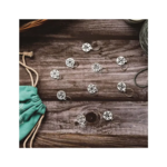 KnitPro Chakra Stekenmarkeerders, Zilver