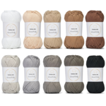 LindeHobby Cotton 8/8 – Natural Harmony, 10 bollen