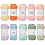 LindeHobby Cotton 8/8 - Soft Pastel Dream, 10 bollen