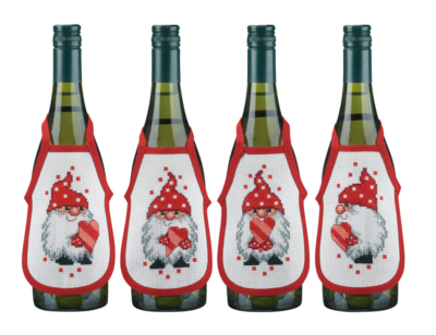 Borduurpakket Kabouters en harten 10 x 15 cm