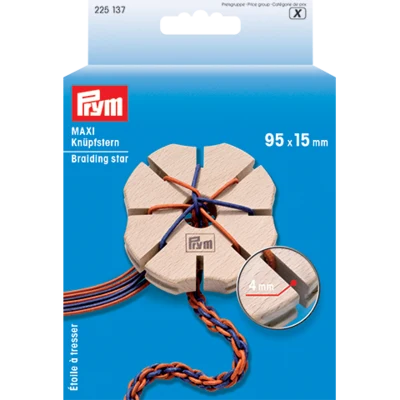 Prym Knoopster, hout, maxi (95 mm)