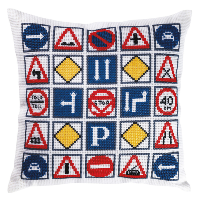Borduurpakket Verkeersborden 36x36 cm