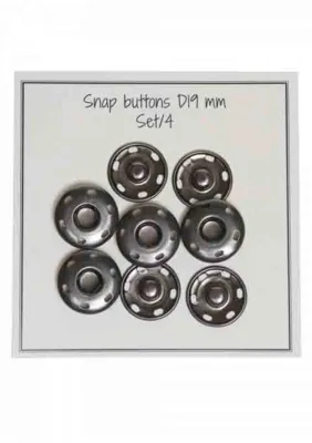 Go Handmade Drukknopen 19 mm (4 stuks)