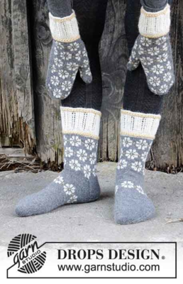 193-7 Winter madeliefjes van DROPS Design