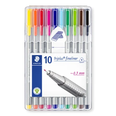 STAEDTLER Triplus fineliner 334, 10 stuks