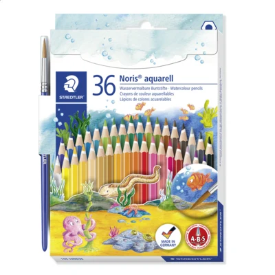 STAEDTLER Noris Aquarel kleurpotlood, 36 stuks