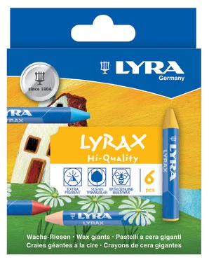 Lyra Lyrax krijt, 6 stuks