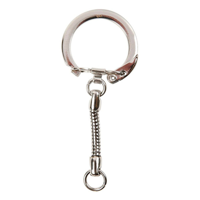 Sleutelhangers met ketting, 5 stuks