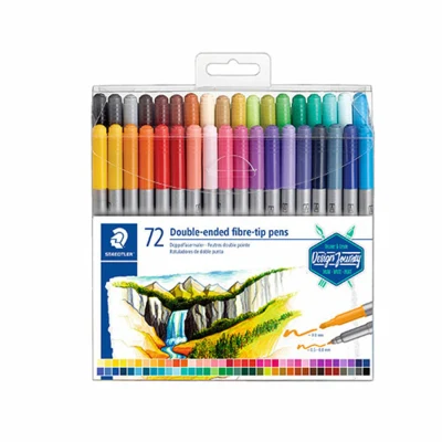 STAEDTLER Kleurstift dubbele punt, 72 stuks