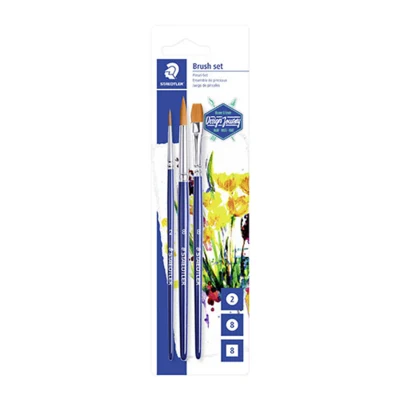 STAEDTLER Kwastenset, 3 stuks