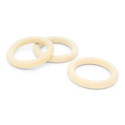 LindeHobby Houten ringen 7cm, 3 stuks