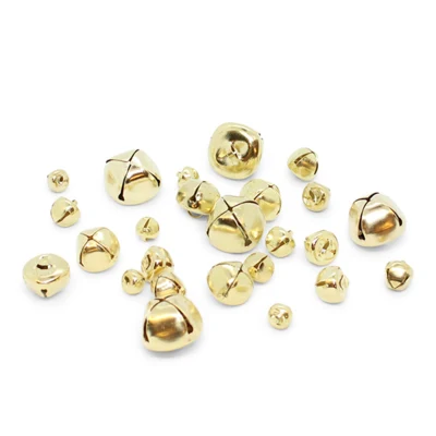 HobbyArts Bells Goud Mix, 25 stuks