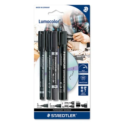 STAEDTLER Lumocolor Mix-set, 4 stuks