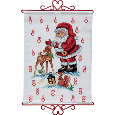 Borduurpakket Kerstman met hert
