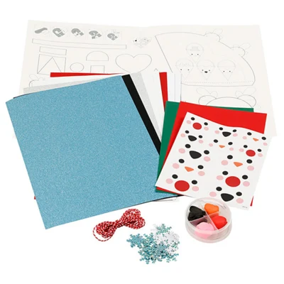 Maak-zelf-kerstversieringen, 1 set