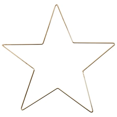 Metalen ster Goud 30 cm, 1 st