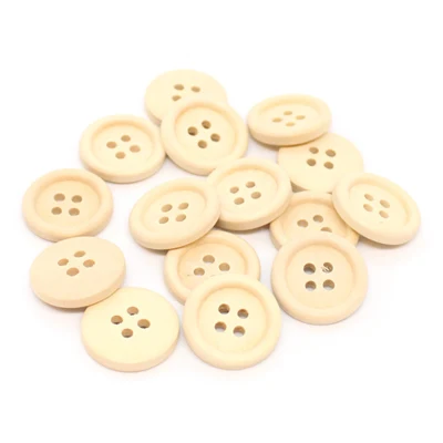 HobbyArts Houten knopen 20 mm, 15 stuks