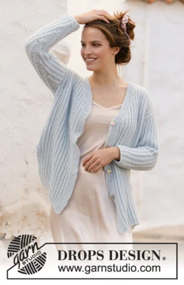 210-26 Avriel-vest van DROPS Design