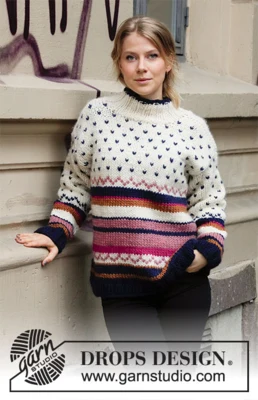 206-42 Winterzonsondergang van DROPS Design