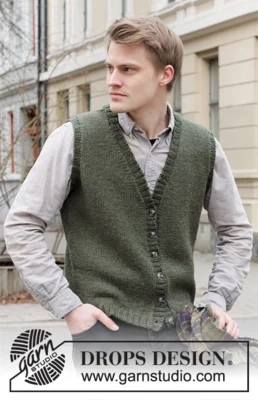 219-3 Boston-vest van DROPS Design