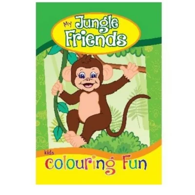 Kleurboek A4 My Jungle Friends, 16 pagina&#39;s