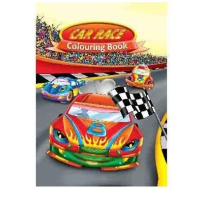 Kleurboek A4 Car Race, 16 pagina&#39;s