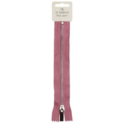 Go Handmade Rits Metaal Roze 25 cm