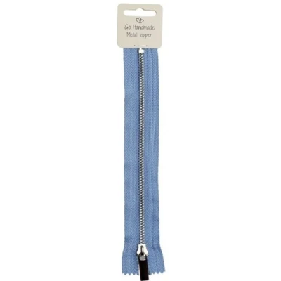 Go Handmade Rits Metaal Blauw 25 cm