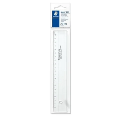 STAEDTLER Plastic Liniaal 20 cm, Transparant