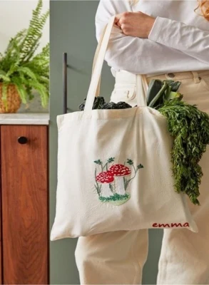 DMC Gift of Stitch Borduurpakket, Paddenstoel draagtas