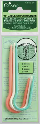 Clover Kabelnaalden, U-VORM, 3 stuks
