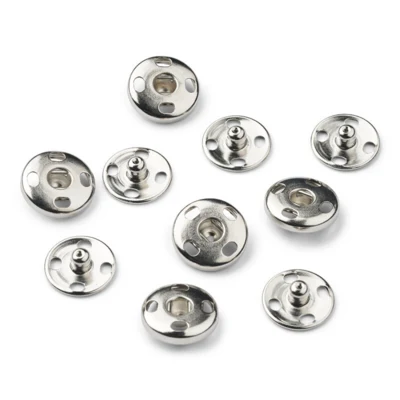 LindeHobby Drukknopen zilver