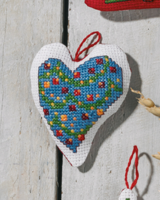 Borduurpakket Slinger in Hart 7 x 8 cm