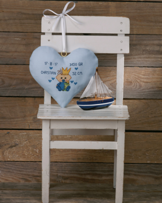 Borduurpakket Christian 21 x 20 cm